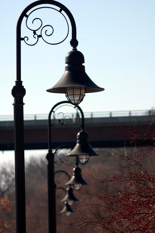 River Walk lamp posts